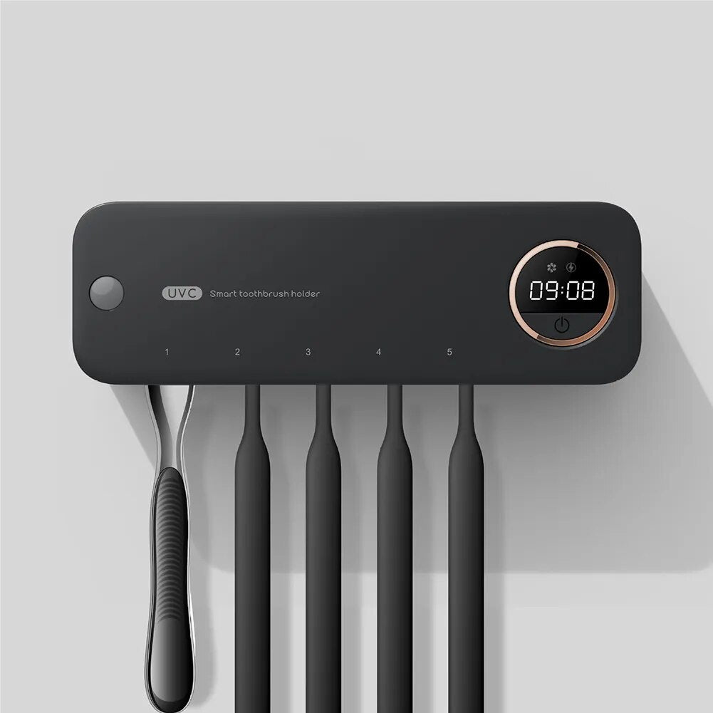 Toothbrush Holder with Display Screen